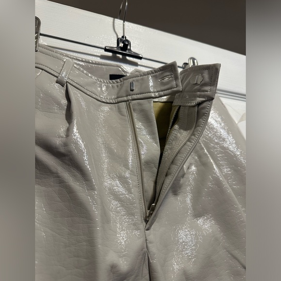 7 For All Mankind Faux Leather Trousers & Vest - Picture 3 of 13